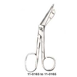 LISTER BANDAGE SCISSORS, ONE LARGE RING 6 1/2 INCHES