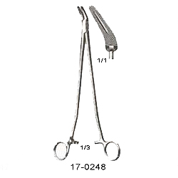FINOCHIETTO NEEDLE HOLDER CURVED JAWS 10 1/2 INCHES