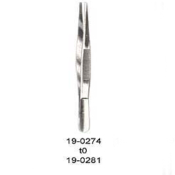 STANDARD DISSECTING FORCEPS SERRATED 115MM
