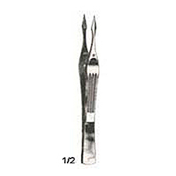 WALTER SPLINTER FORCEPS, CURVED 4 1/4 INCHES (11 1/2 CM)