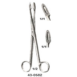 GROSS NASAL POLYPUS FORCEPS, SCREW JOINT, LIGHT MODEL STRAIGHT/CURVED 5Â½ INCHES (14CM)