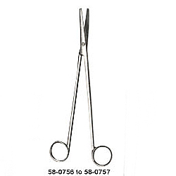 NELSON LOBECTOMY SCISSORS STRAIGHT/CURVED 10 INCHES (25CM)