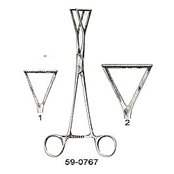 DUVAL COLLIN LUNG FORCEPS, BOX JOINT 8 INCHES (20CM)