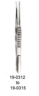 TISSUE FORCEPS WITH TOOTH (DISSECTING FORCEP), 16CM
