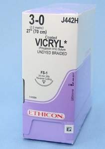 VICRYL UND 70CM 3/0 FS-1
