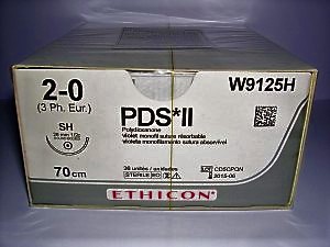 PDS II 2/0 VIOLET 70CM 1/2Circle 26MM RoundBody SH PLUS Needle