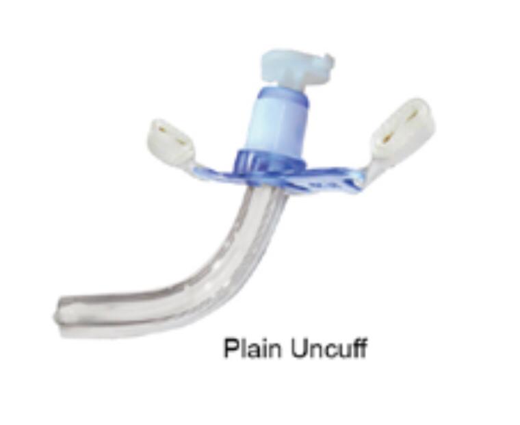 TRACHEOSTOMY TUBE PLAIN UNCUFF, STERILE