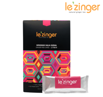 LE'ZINGER GINGER RED DATES WITH ORGANIC CANE SUGAR AND MOLASSES
