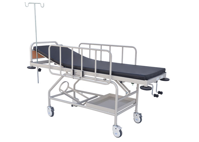 PATIENT TRANSPORT TROLLEY - FIXED HEIGHT