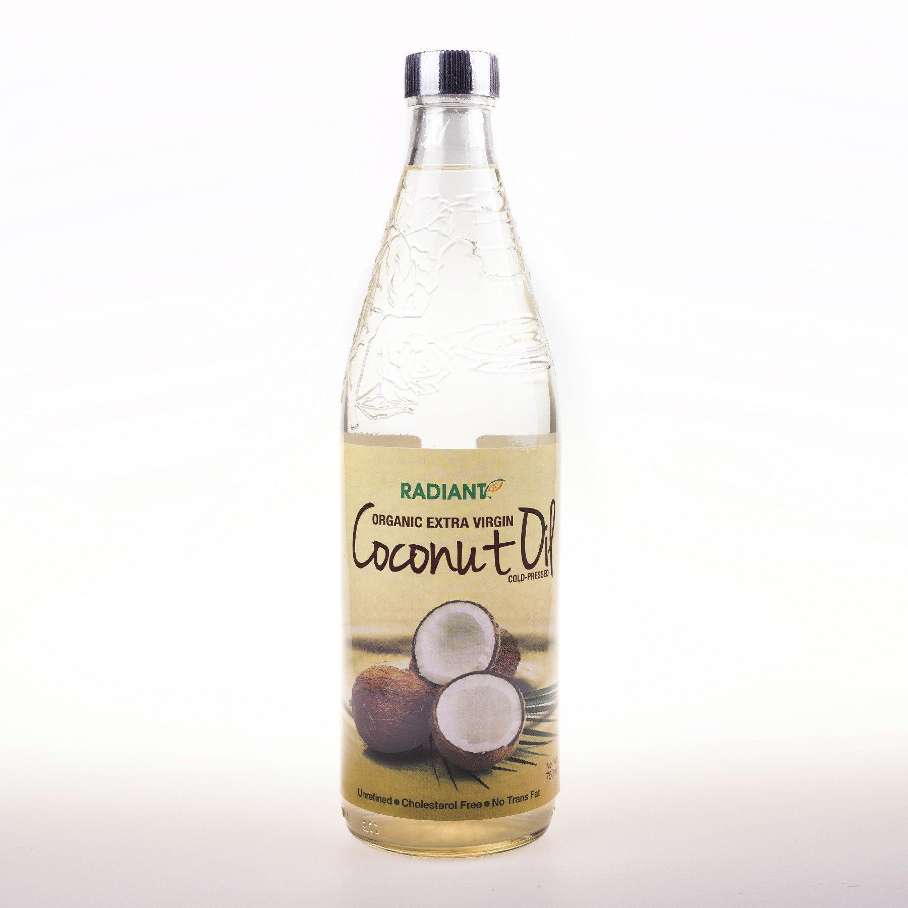 Radiant Organic Extra Virgin Coconut Oil (750ml)