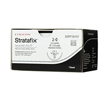 STRATAFIX SPIRAL PDS+ TENSILE 2-0 15CM CT-1