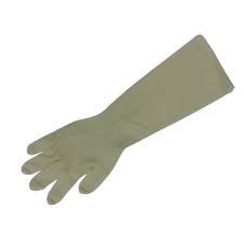 ELBOW LENGTH STERILE SURGICAL LATEX GLOVE 400MM SIZE 7
