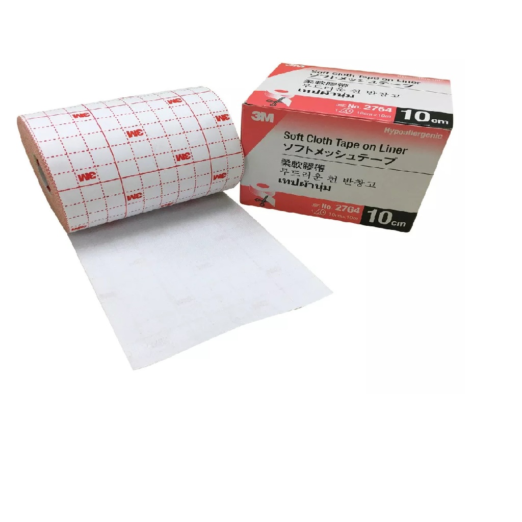 3M SOFT CLOTH TAPE WITH LINER -  5CM x 10M