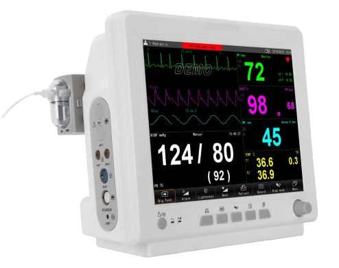 PATIENT MONITOR 5 PARAMETER  (SpO2+ECG+TEMP+NIBP+RESP) 