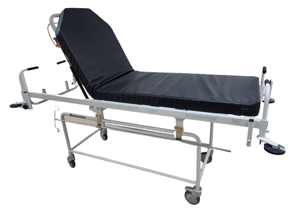 PATIENT TRANSPORT TROLLEY W SIDERAIL – FIXED HEIGHT MODEL: MPT-100