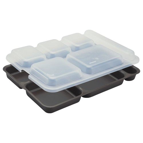 CAMBRO CO-POLYMER SEPARATOR 6-COMPARTMENTS FOOD TRAY