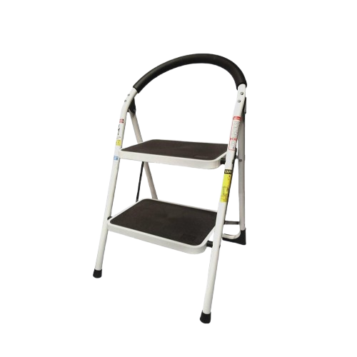 2 STEP STEEL LADDER WITH HANDLE GRIP