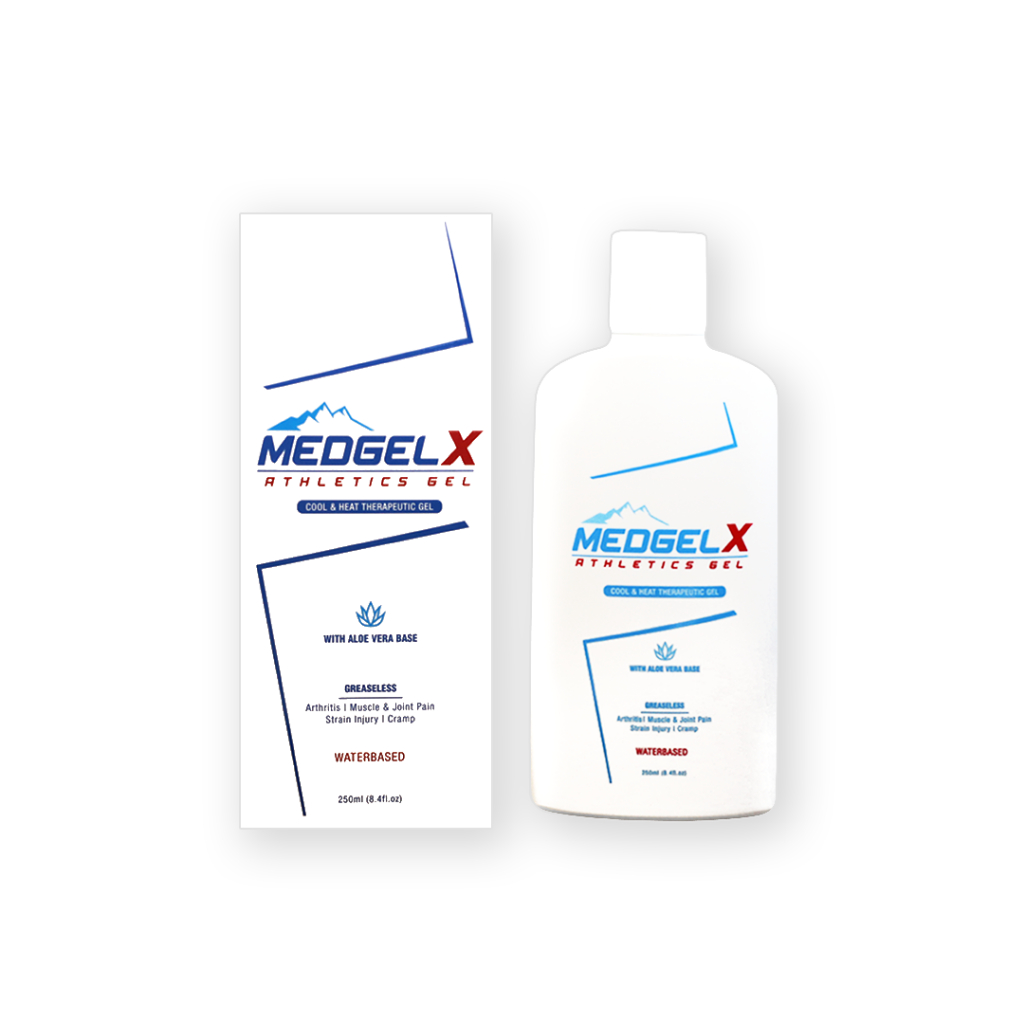 MEDGELX ATHLETICS GEL COOL & HEAT THERAPEUTIC MASSAGE GEL 250ML
