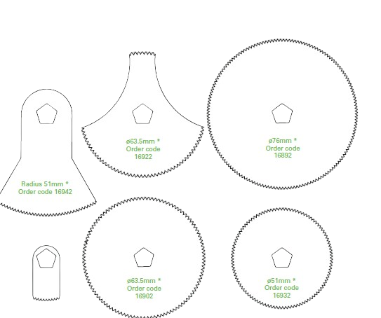 CLEANCUT ACCESSORIES SAW BLADES 