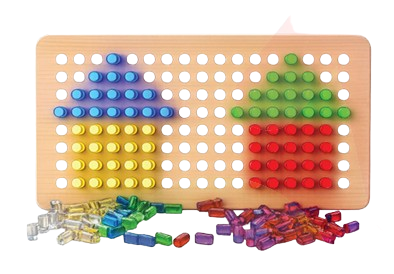 INTERACTIVE SENSORY LED LIGHT WALL PANEL WITH COLOURED ARCYLIC RODS 